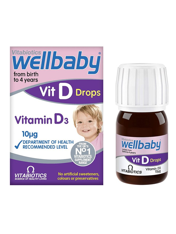 Wellbaby Vitamin D Drops Vitamin D3 - 10 ml